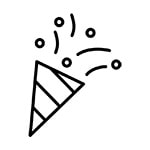 icone célébration événement d'entreprise