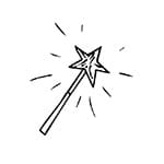 icone-magique icone baguette magique