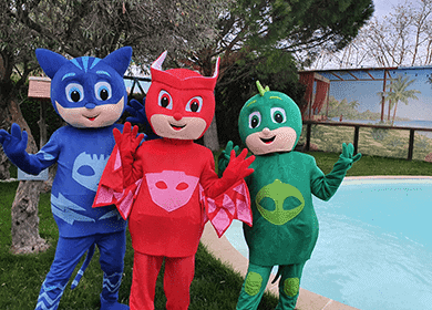 Location mascotte géante Pyjamasques Lyon
