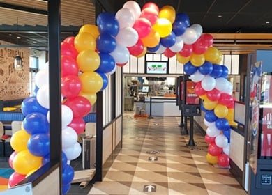 decoration-ballons-arche-ballons-lyon Arche de ballons décoration événement d'entreprise Lyon