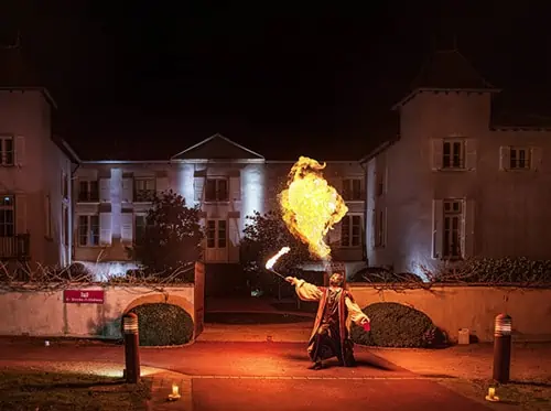 Cracheur de feu animation soirée privé entreprise