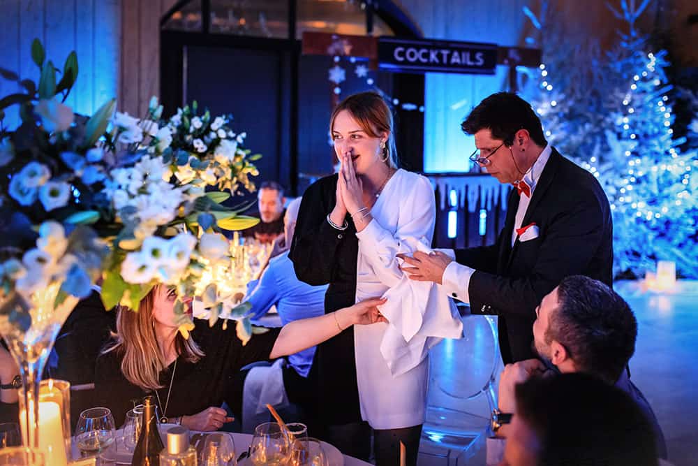 Animation magie soirée d'entreprise séminaire