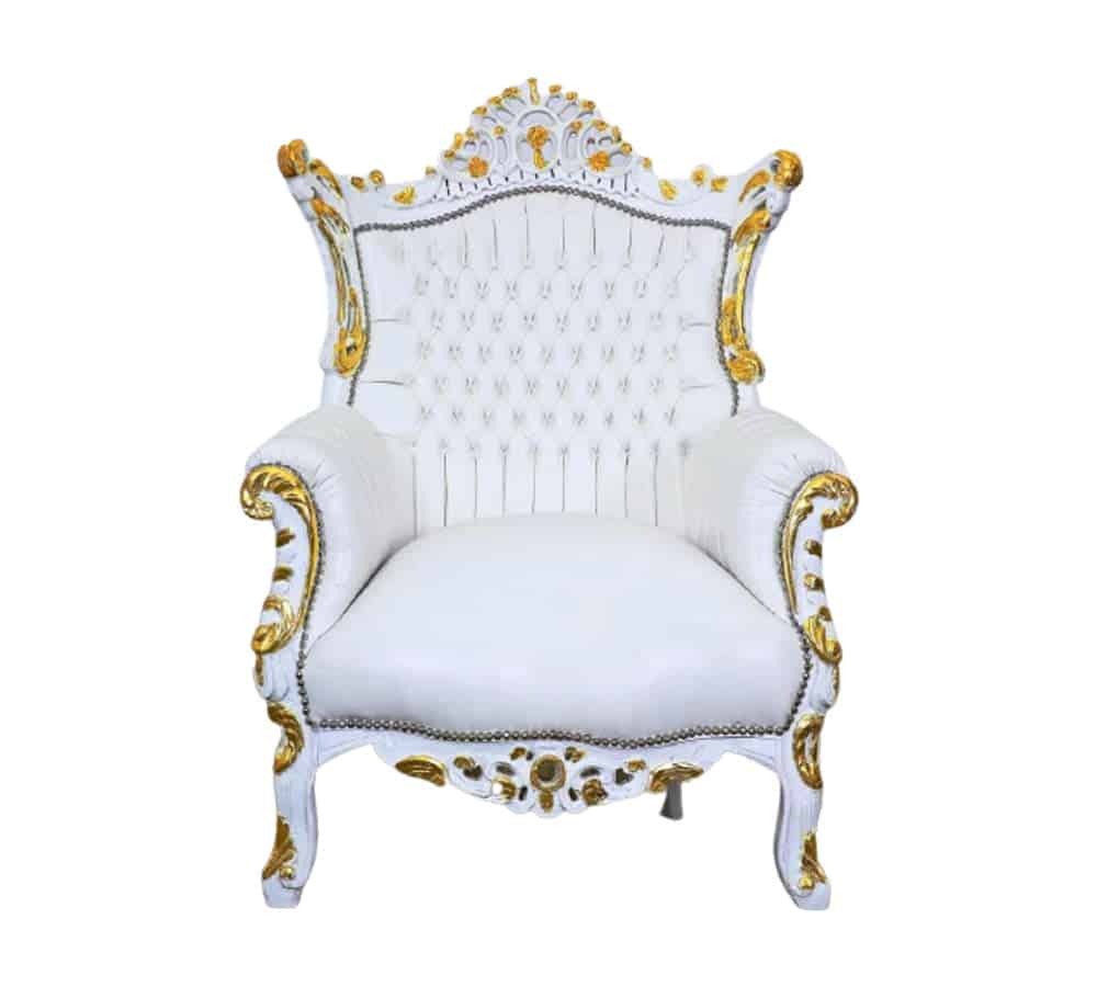 location-trone-blanc-dore-mariage-lyon Location trône blanc et doré 1 place
