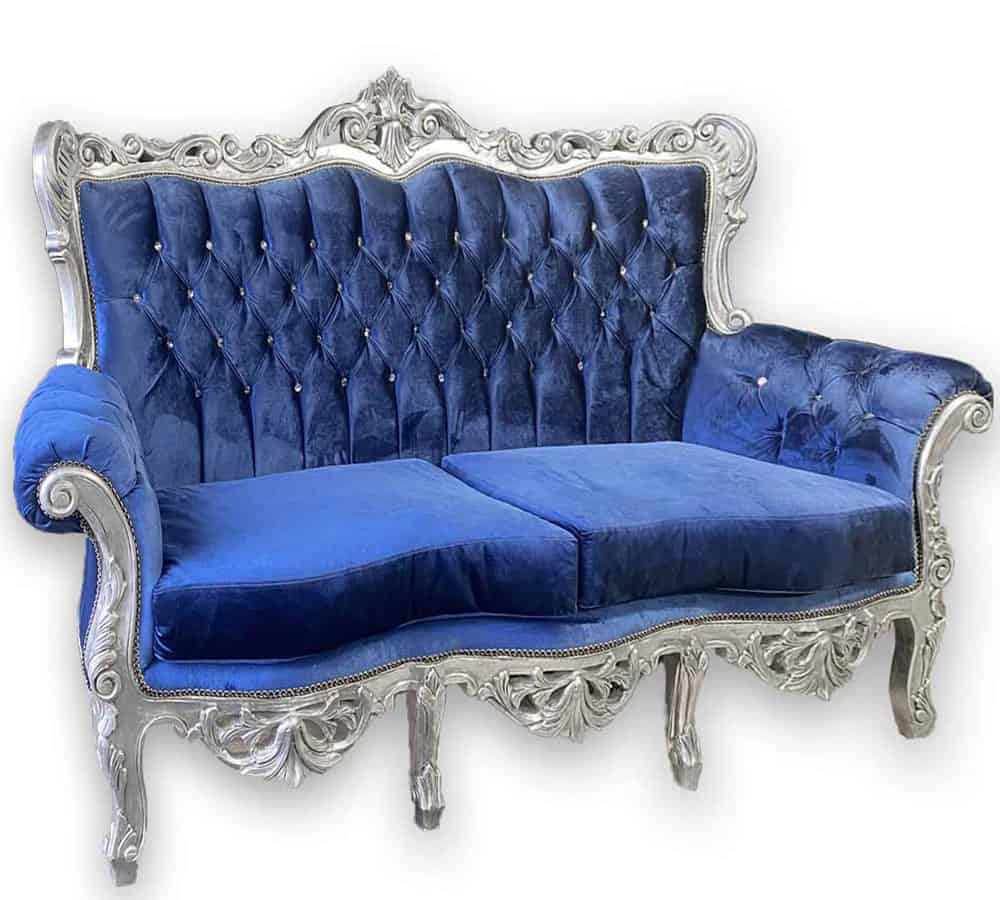 trone-mariage-bleu-argent-banquette-oriental-millle-et-une-nuit Trône bleu et argent banquette orientale milles et une nuit à la location