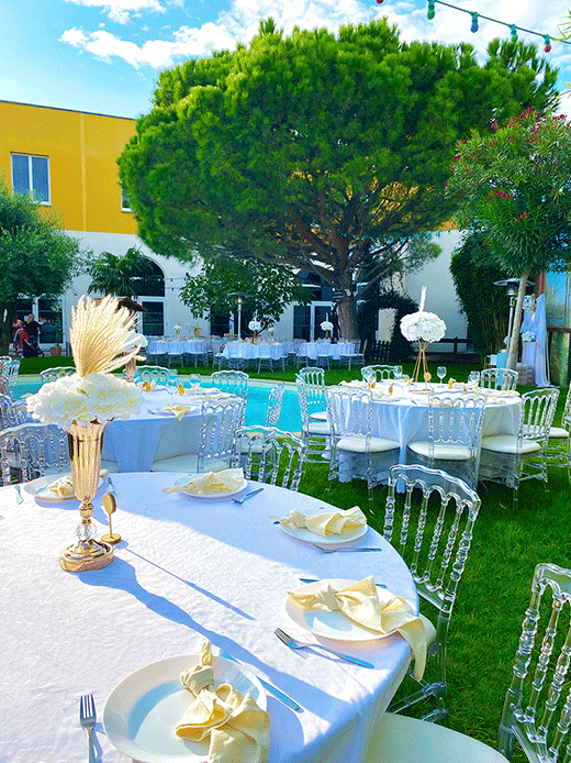 Salle de mariage en extérieur à louer sur Lyon