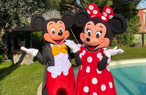Animation Mickey et Minnie Lyon