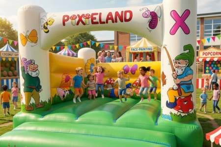 Location château gonflable pour kermesse d'école à Lyon