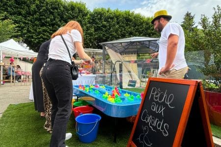 Stand pêche aux canards pour kermesse à Lyon